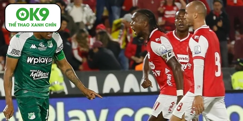 Santa Fe áp đảo Deportivo Cali trong trận đấu Colombia đầy kịch tính.
